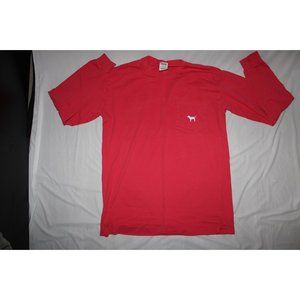 Oversized Victoria's Secret PINK Coral Long Sleeve